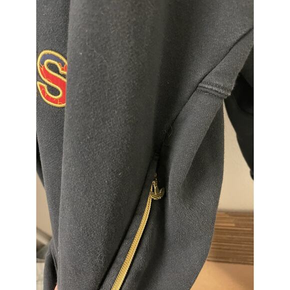 Mens Adidas Lunar Chinese New Year Hoodie Sweatshirt Black Size XL 2019 - Picture 6 of 9